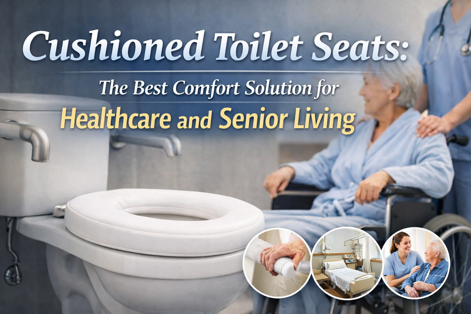 Cushioned Toilet Seats for Healthcare and Senior Living Facilities