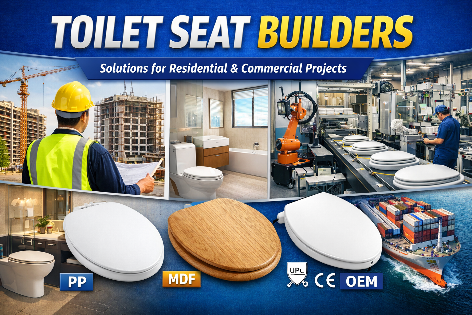 Toilet Seat Builders: Complete Guide for Residential & Commercial Construction Projects