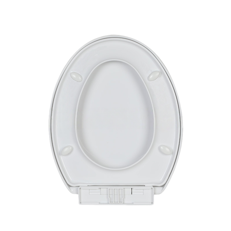Plastic Toilet Seat – White V-shaped PP Toilet Seat with Plastic Hinges | BOFAN