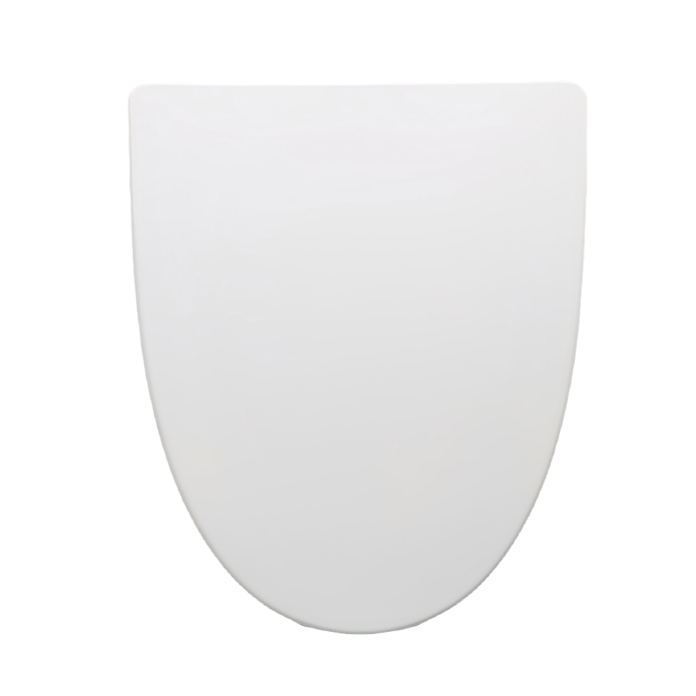 Plastic Toilet Seat White Elongated PP Toilet Seat with Plastic Bolts | BOFAN