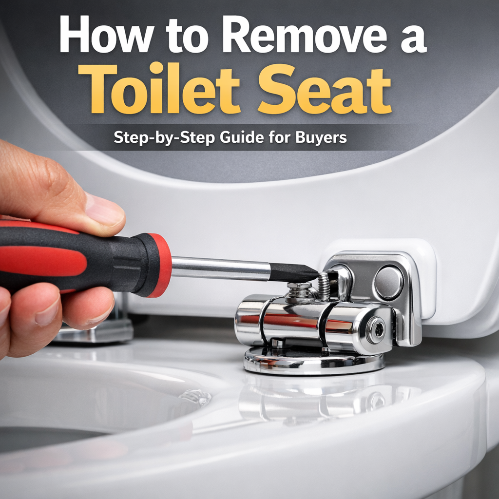 how to uninstall toilet seat