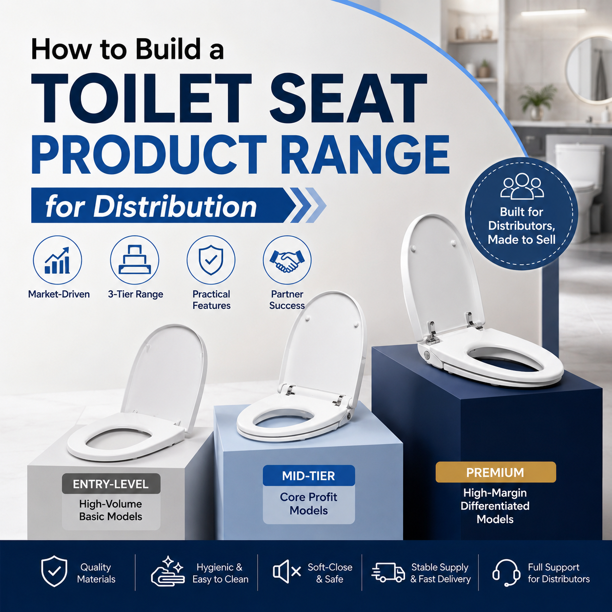 How to Build a Toilet Seat Product Range for Distribution