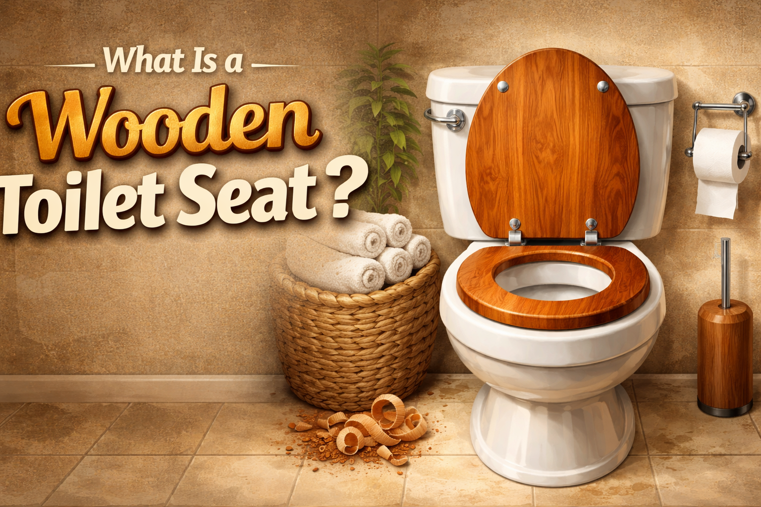 Что такое деревянное сиденье для унитаза