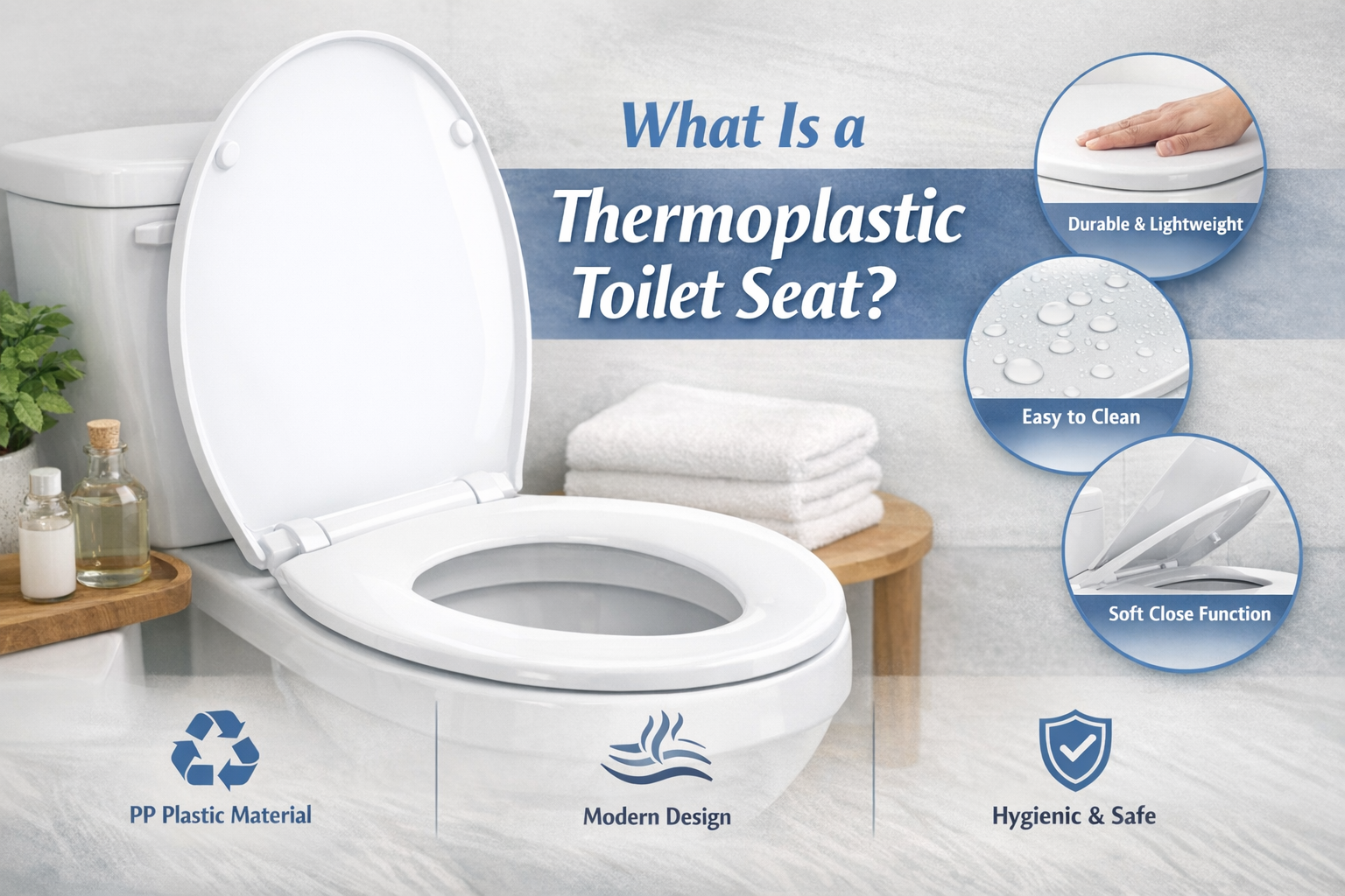 Что такое термопластичное сиденье для унитаза?