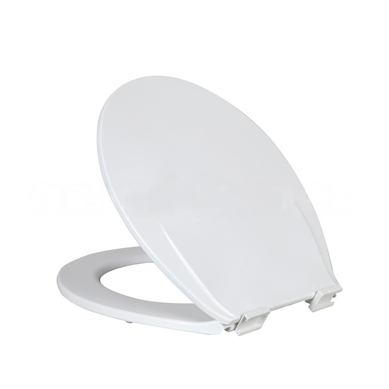 Soft Close Toilet Seat White Plastic Universal Never Loosens Removes | BOFAN