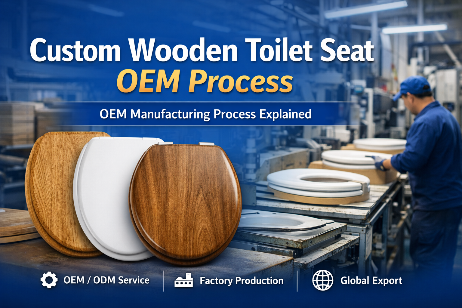Custom Wooden Toilet Seat OEM Process: A Complete Guide for Private Label Bathroom Brands