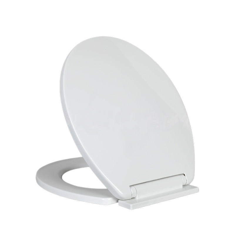 Plastic Toilet Seat Cover Round White PP Toilet Seat Replacement