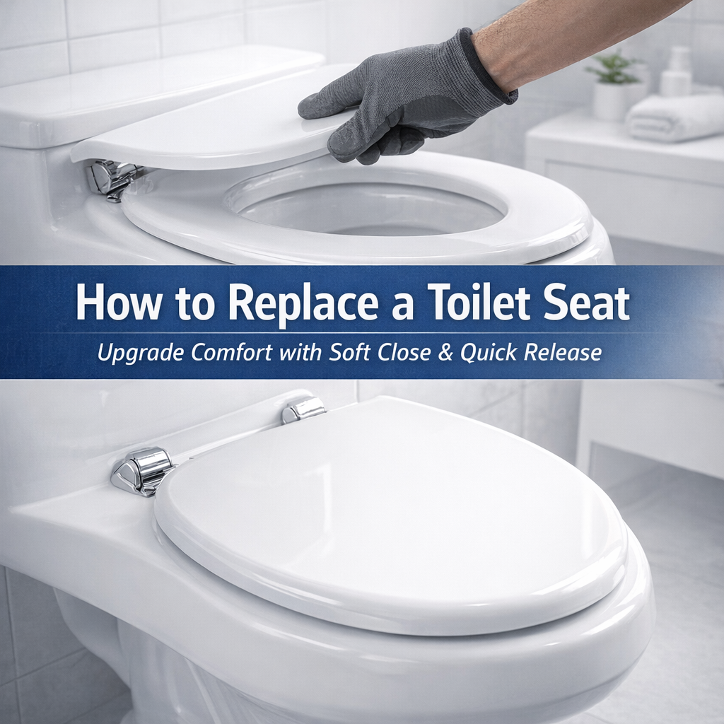 how to replace toilet seat
