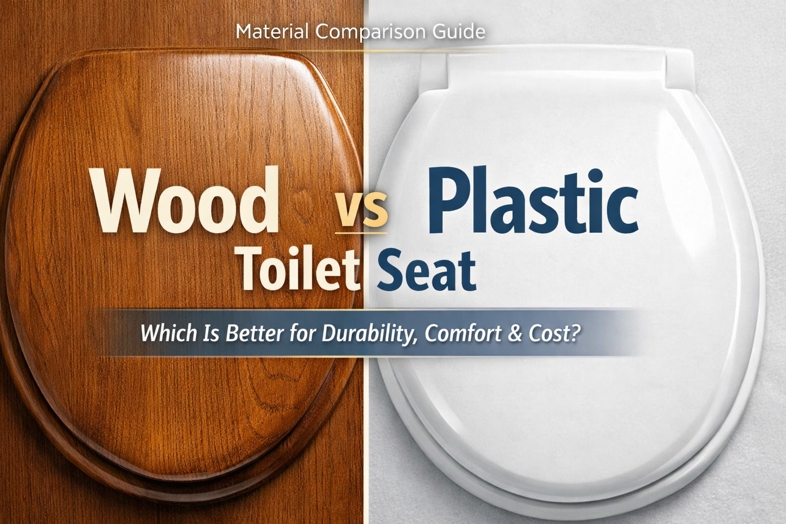 Wood vs Plastic Toilet Seat: Which Is Better for Your Bathroom?