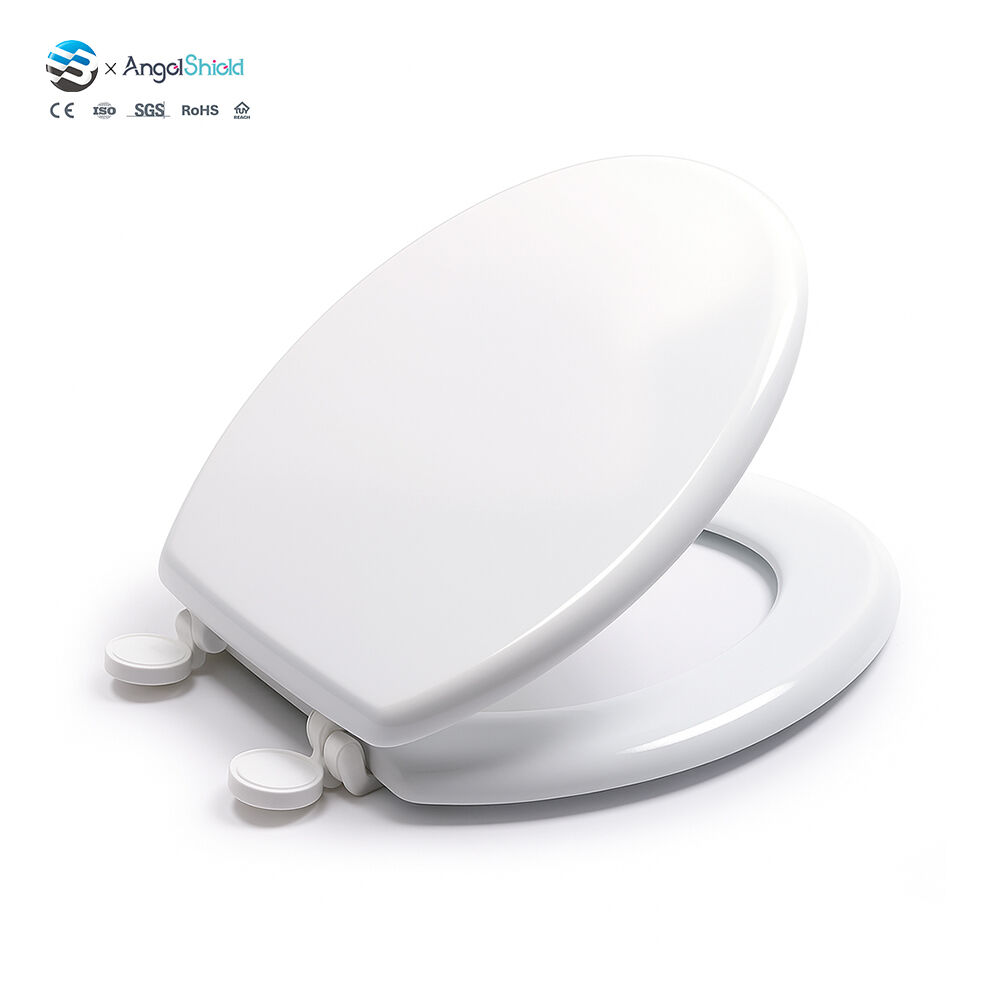 Abattant de toilette pour toilette American Standard – Ronde en MDF avec charnières plastique | BOFAN