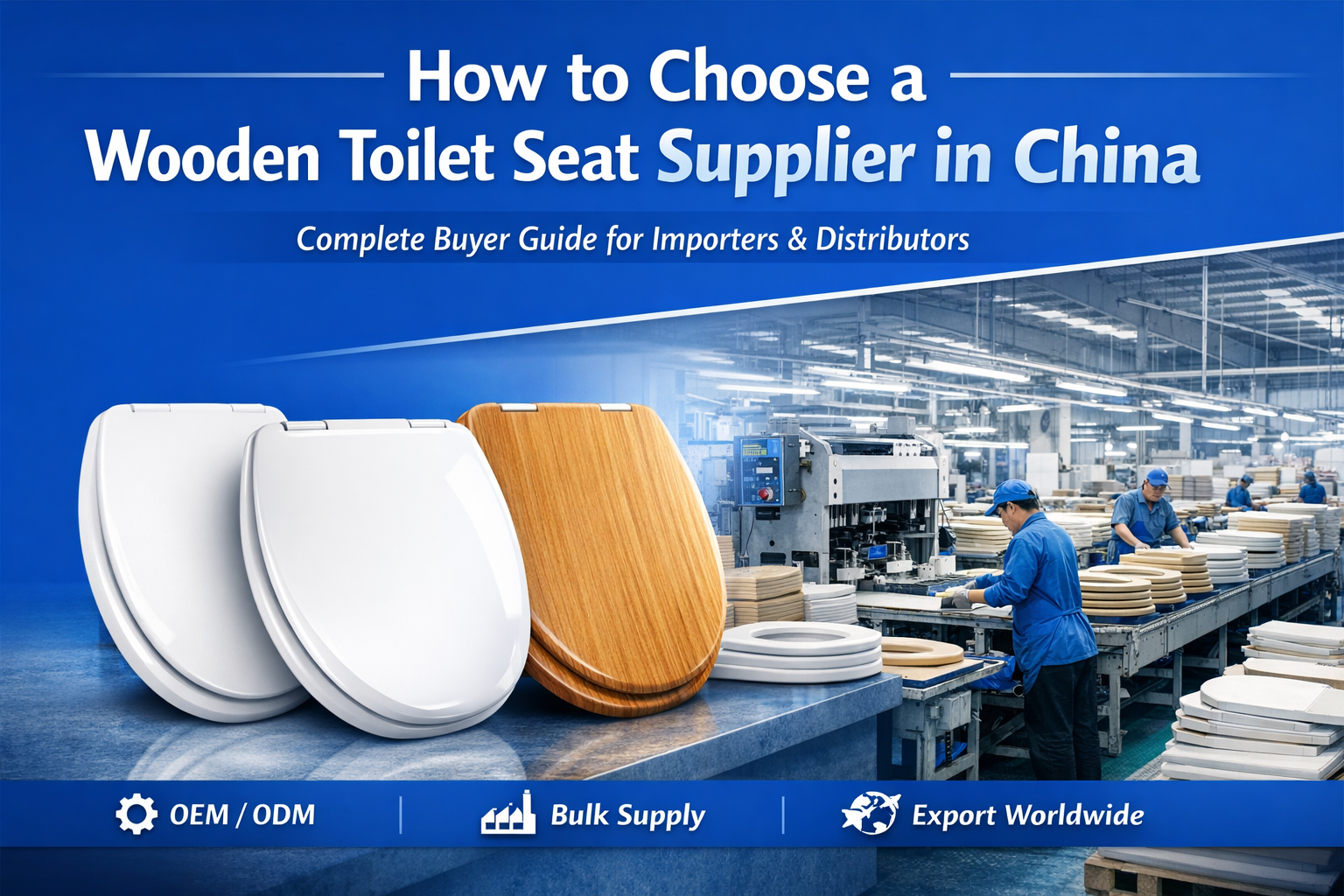 How to Choose a Wooden Toilet Seat Supplier in China