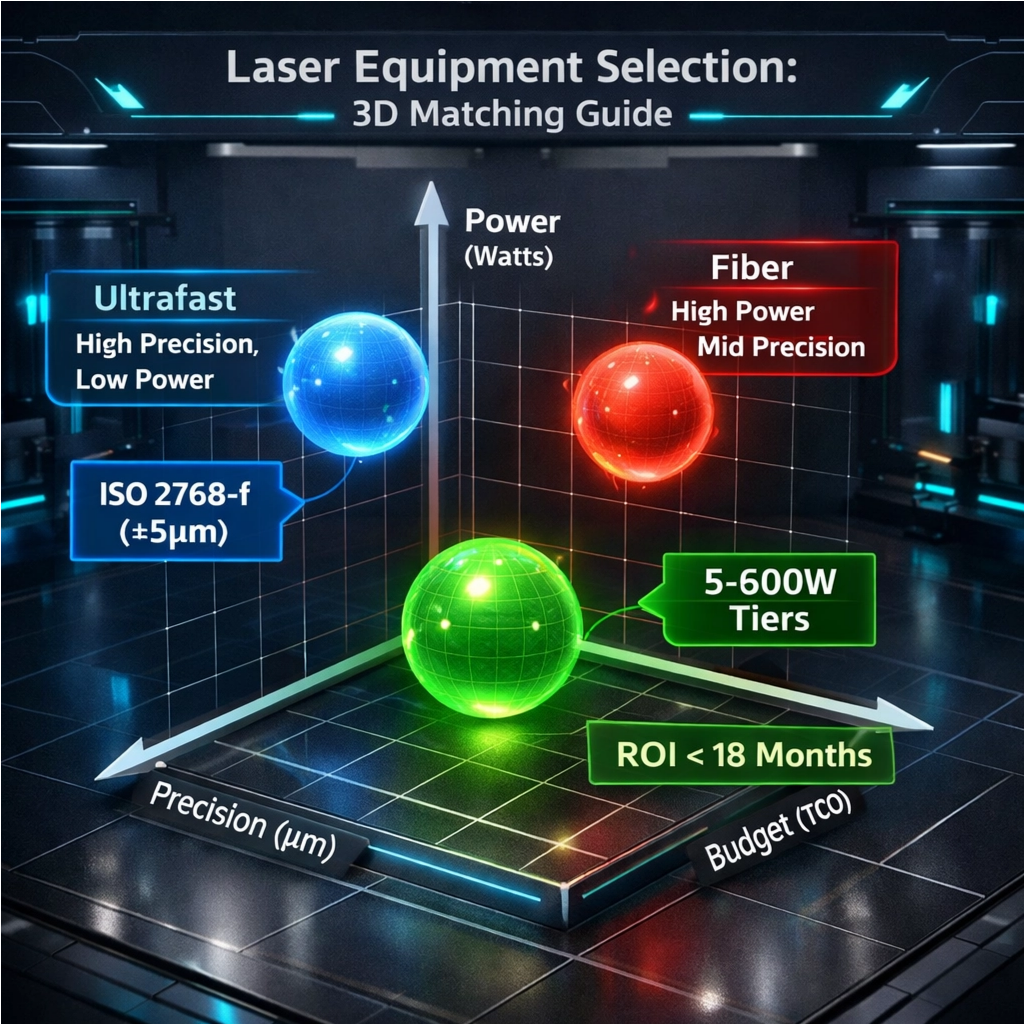 Laser Equipment Selection Decision Tree: Power/Precision/Budget 3D Matching Guide