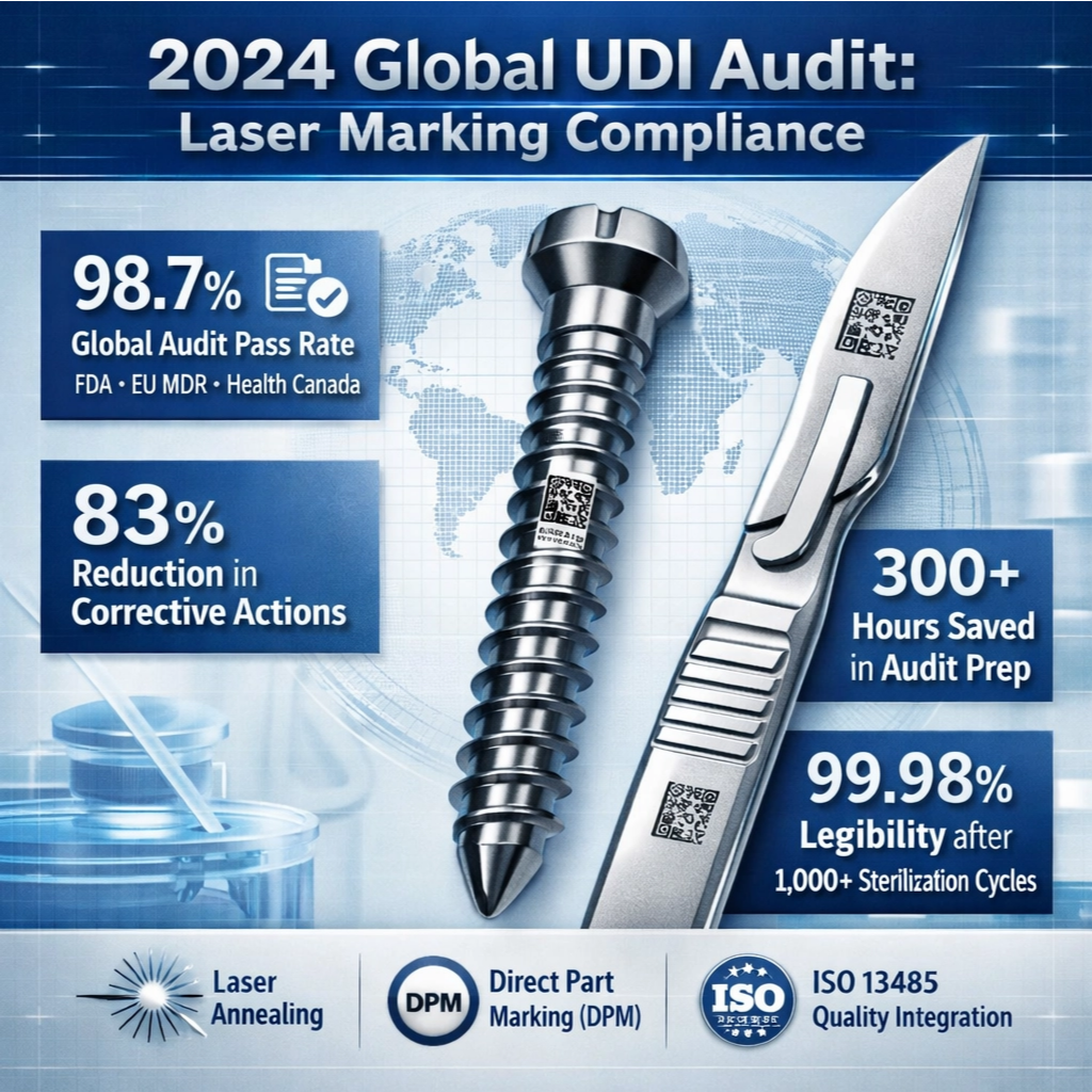 Quality Audit News: Laser-Marked Medical Devices Pass Global UDI Inspections