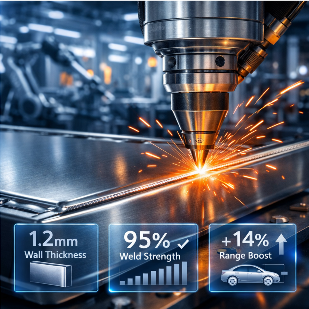 Novità sul rinnovo della piattaforma EV: il nuovo modello utilizza un involucro per batteria più sottile grazie alla saldatura laser