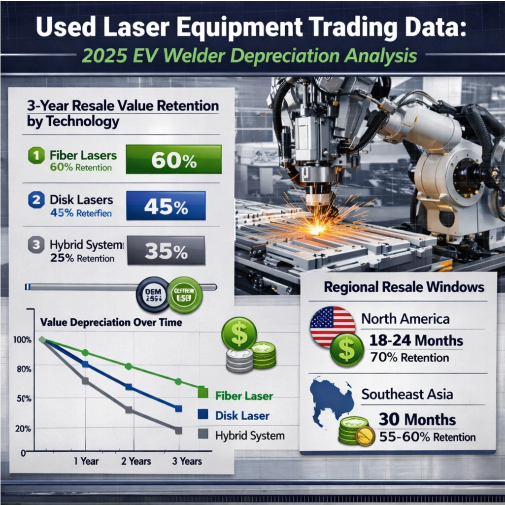 Used Laser Equipment Trading Data: 2025 EV Welder Depreciation Analysis