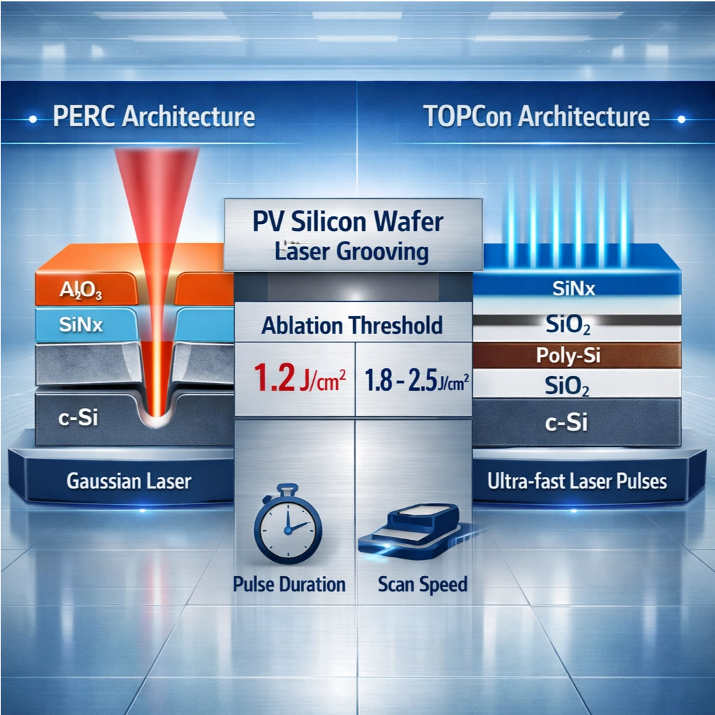 PV Silicon Wafer Laser Grooving Process Window: PERC/TOPCon Parameter Comparison