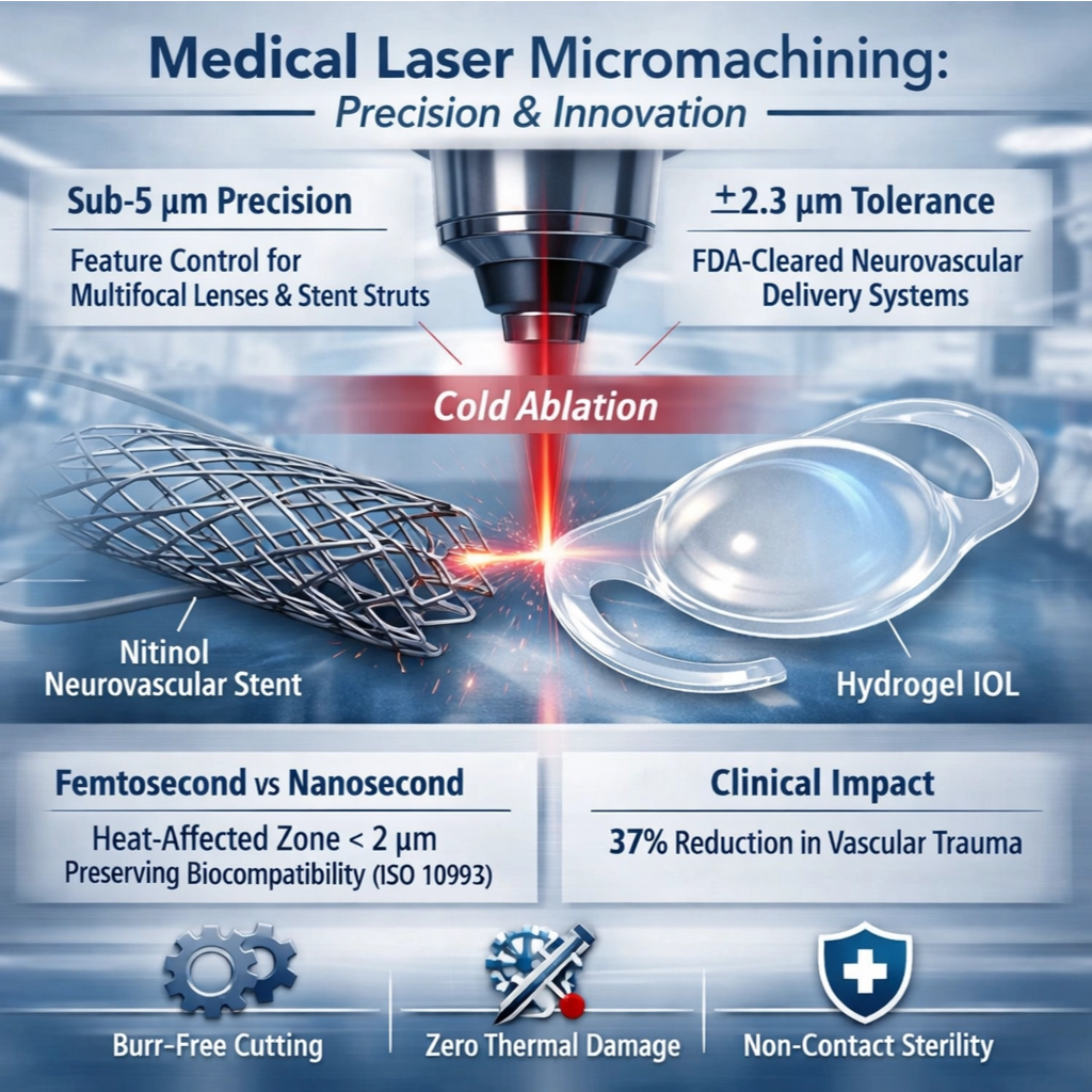 Medizin-Nachrichten: Präzise Laser-Mikrostrukturierung ermöglicht neue minimalinvasive Geräte