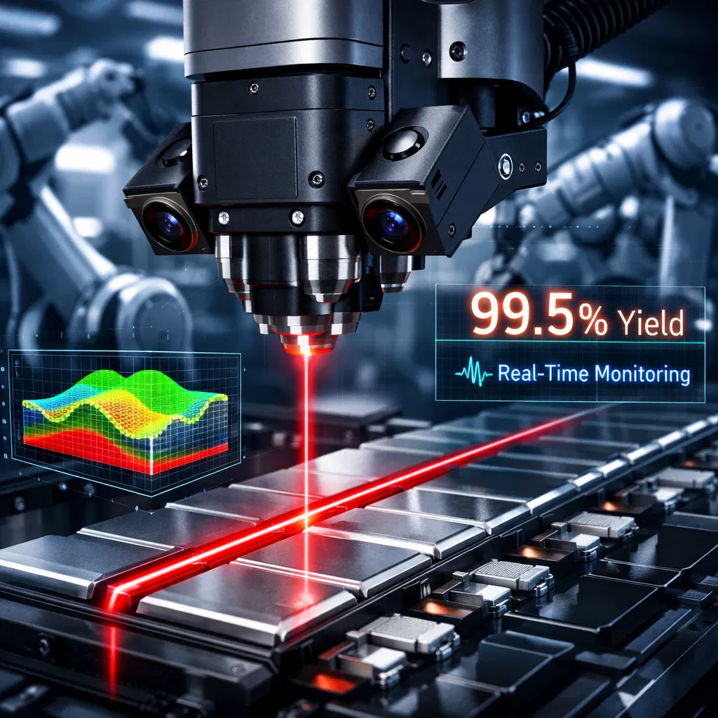 EV Battery Laser Seam Tracking System: Real-Time Monitoring Boosting Yield by 25%