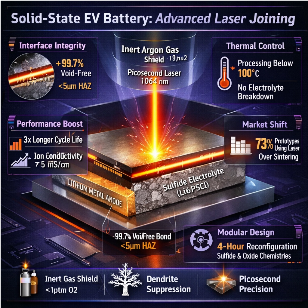 feststoff-EV-Prototypen 2026: Laserfügen für die Pilotserienfertigung ausgewählt