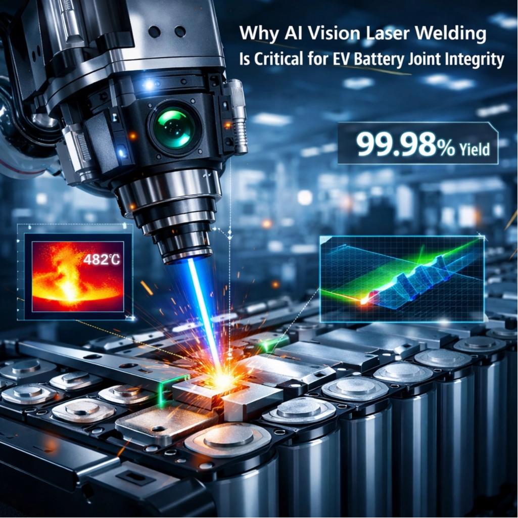 KI in der Fertigung: Visuell unterstütztes Laserschweißen im großtechnischen Maßstab in EV-Fertigungslinien eingeführt