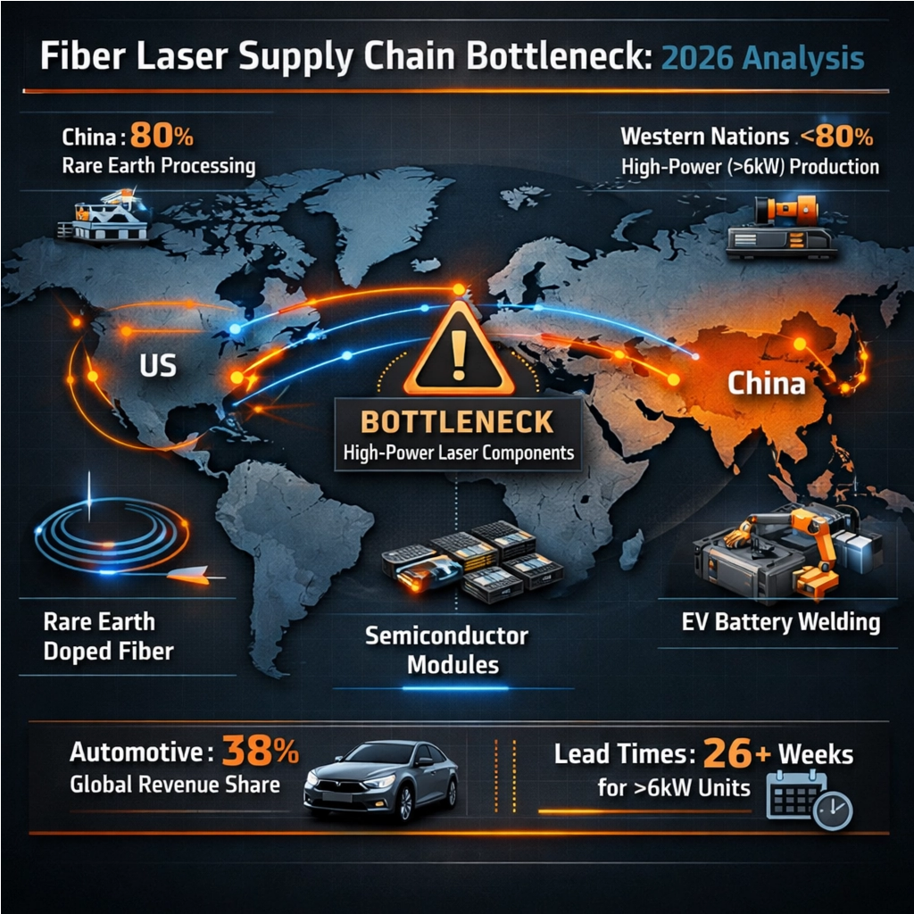 Global Supply Chain News: Fiber Laser Sources for EV Welding Face Tight Capacity in 2026