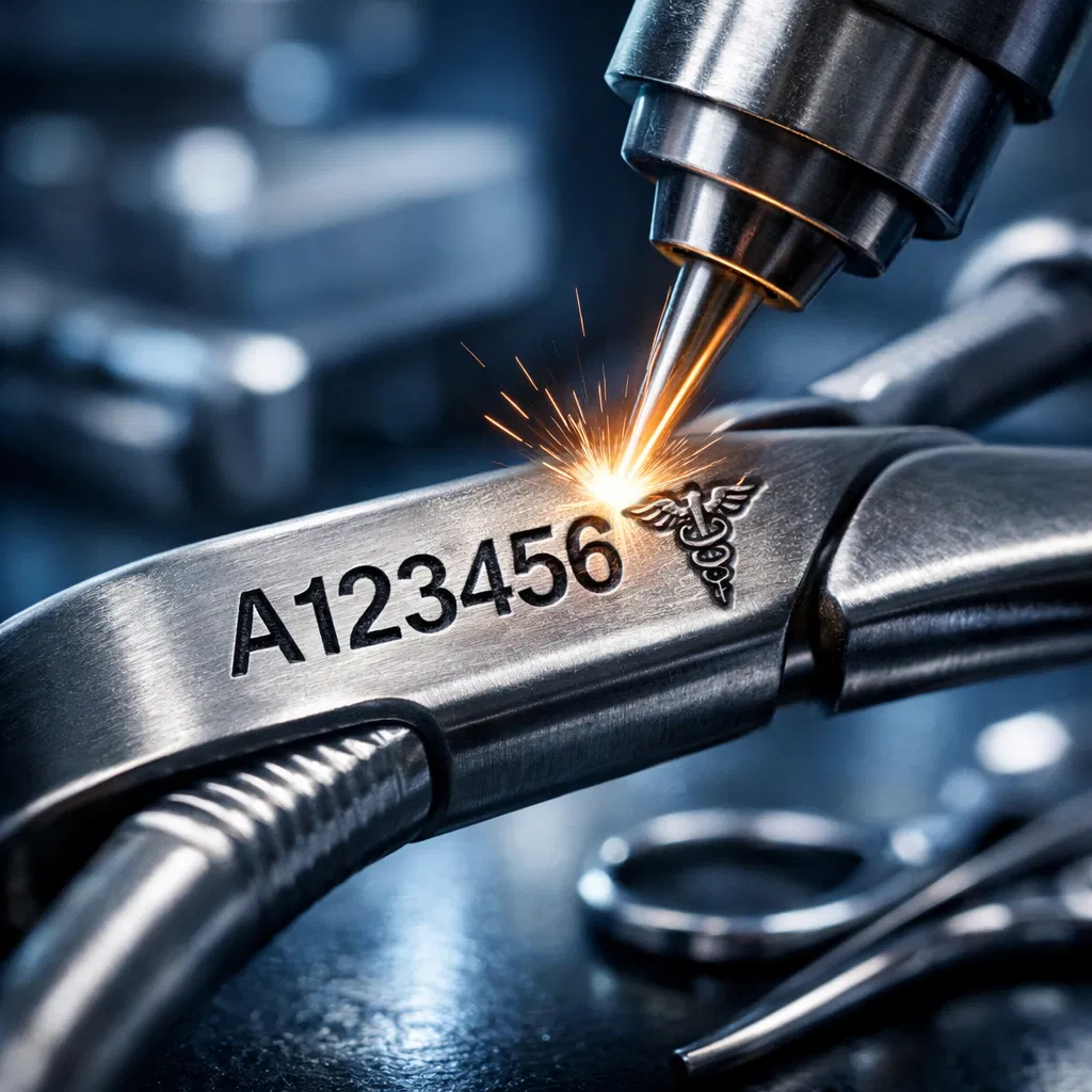 Deep 0.1 mm Laser Marking on Surgical Instruments: Fiber Technology for Sterilization‑Proof IDs