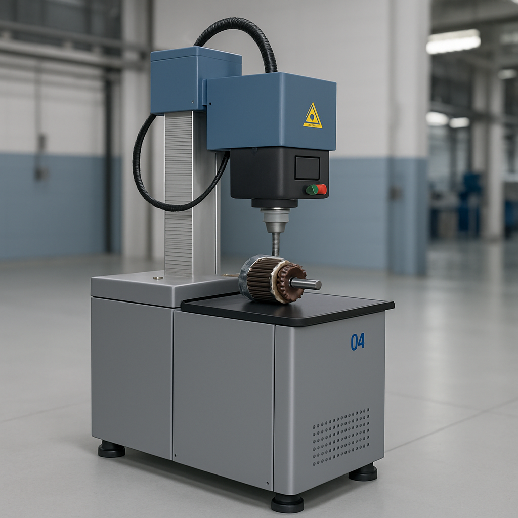 PrecisionLase MotorWeld 100 System Delivers High Speed Green Laser Welding for EV Motor Copper Hairpin Assembly