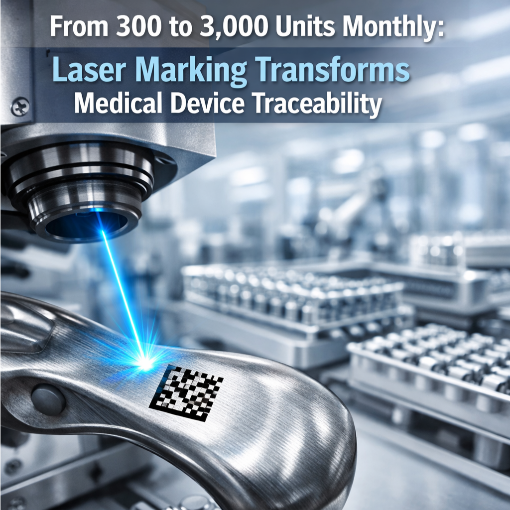 From 300 to 3,000 Units Monthly: Laser Marking Transforms Medical Device Traceability