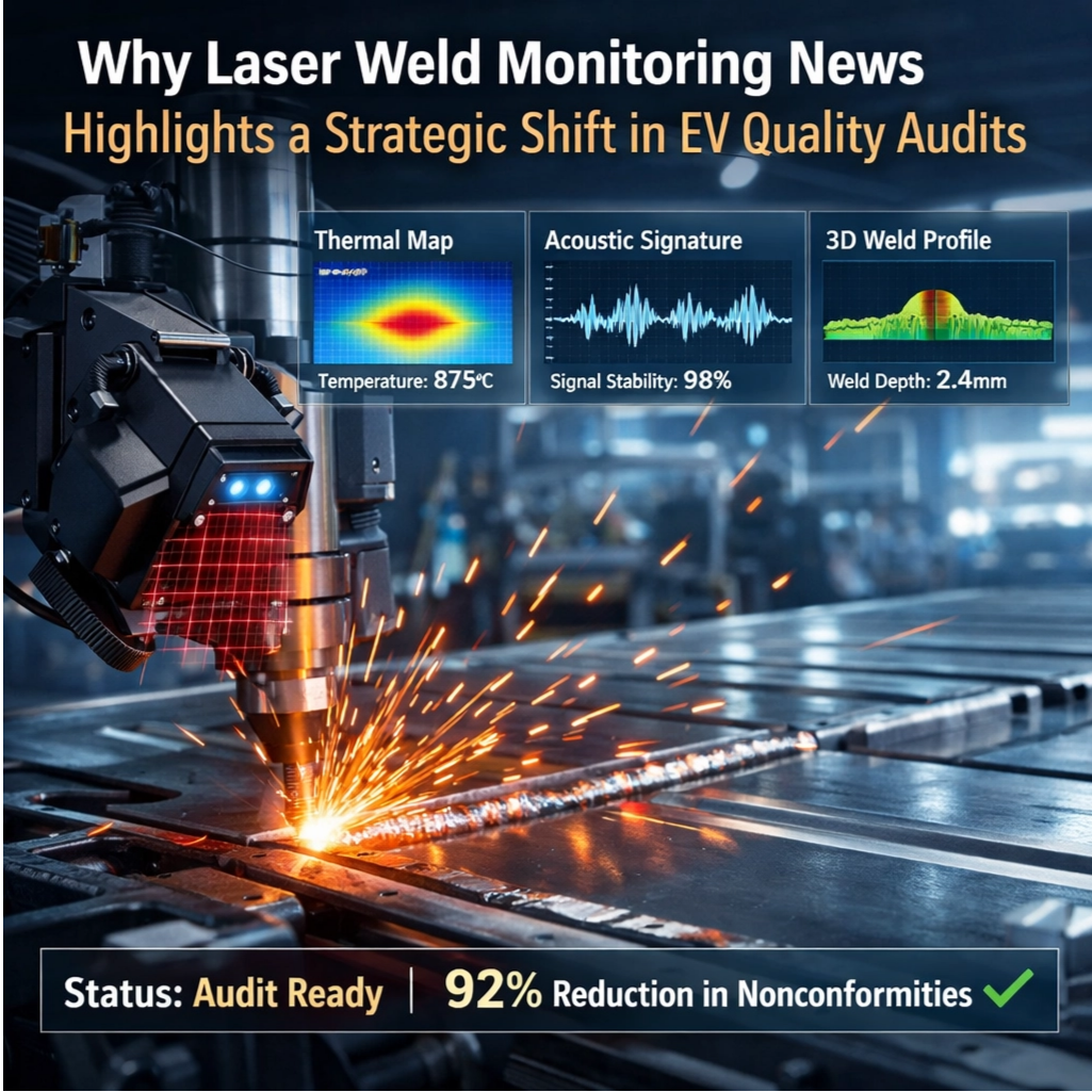 Nachrichten zum Qualitätsmanagement: EV-Werke ergänzen ihre Anlagen um Echtzeit-Laserschweißüberwachung, um Audits zu bestehen