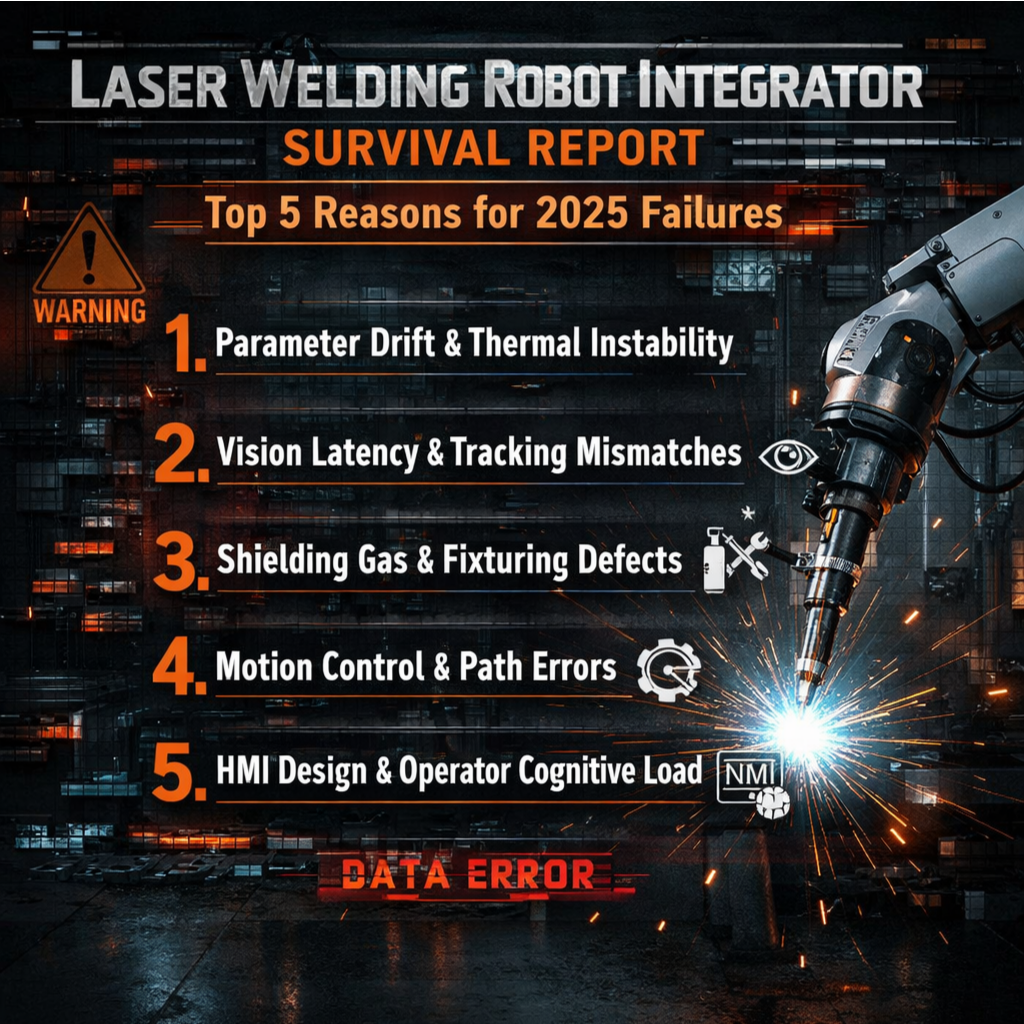 Laser Welding Robot Integrator Survival Report: Top 5 Reasons for 2025 Failures