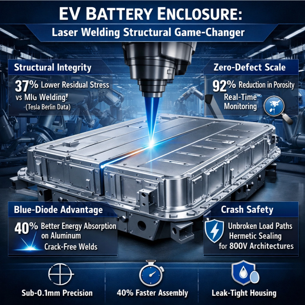 New EV Platform Launches with Fully Laser-Welded Battery Enclosures