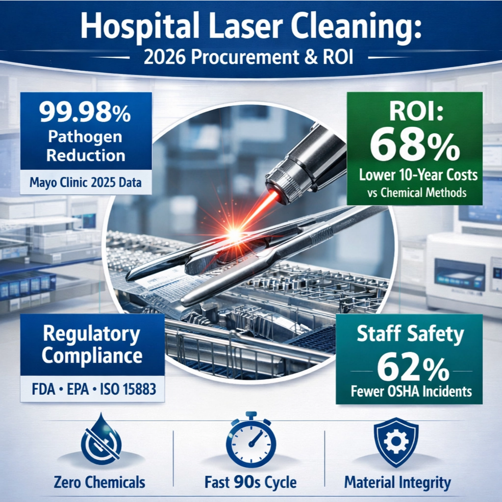 2026 Hospital Procurement News: Laser Cleaning Systems Replace Chemical Sterilization