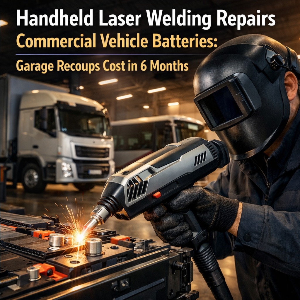 Handheld Laser Welding Repairs Commercial Vehicle Batteries: Garage Recoups Cost in 6 Months