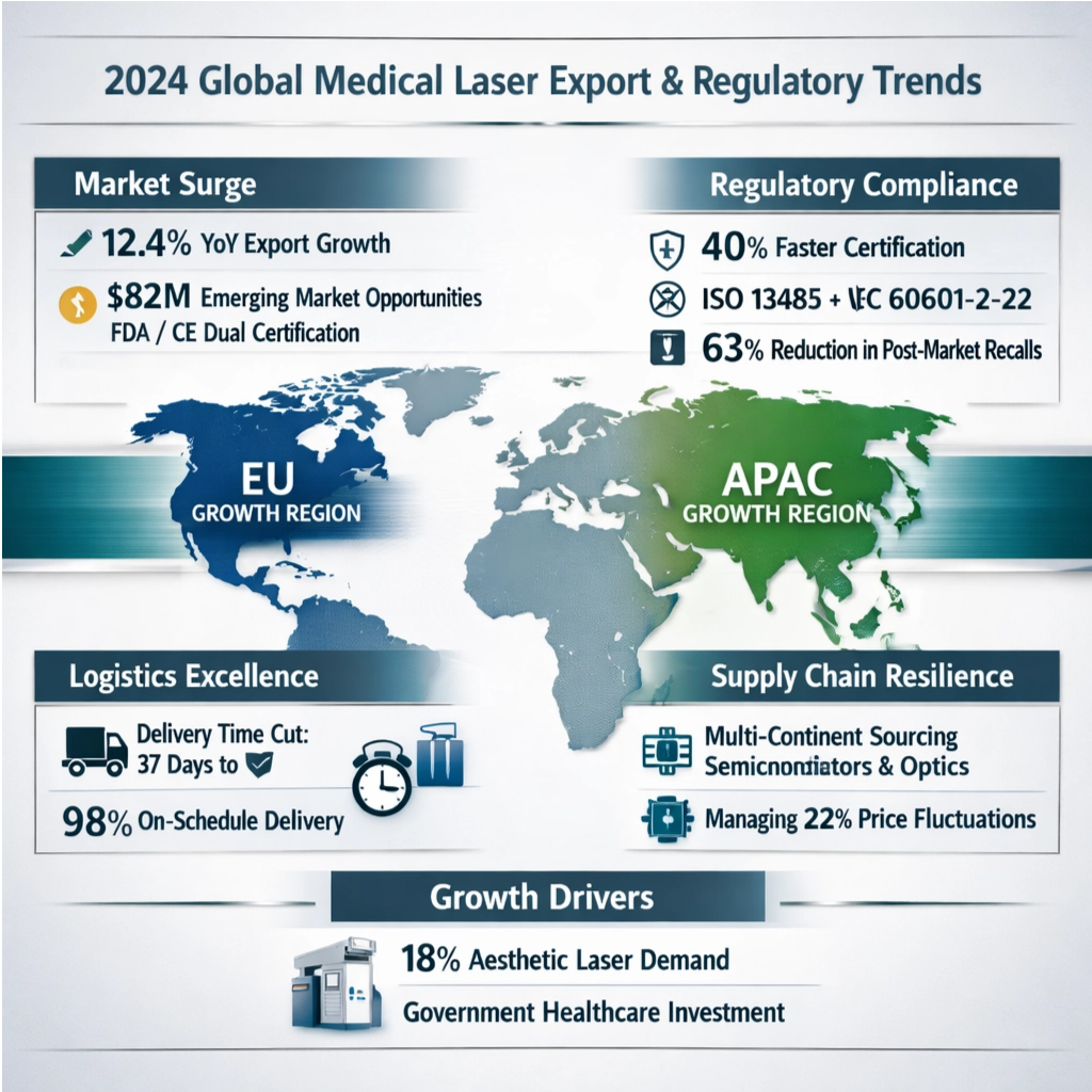 Nachrichten zum weltweiten Handel: Exporte medizinischer Laserausrüstung steigen trotz regulatorischem Druck
