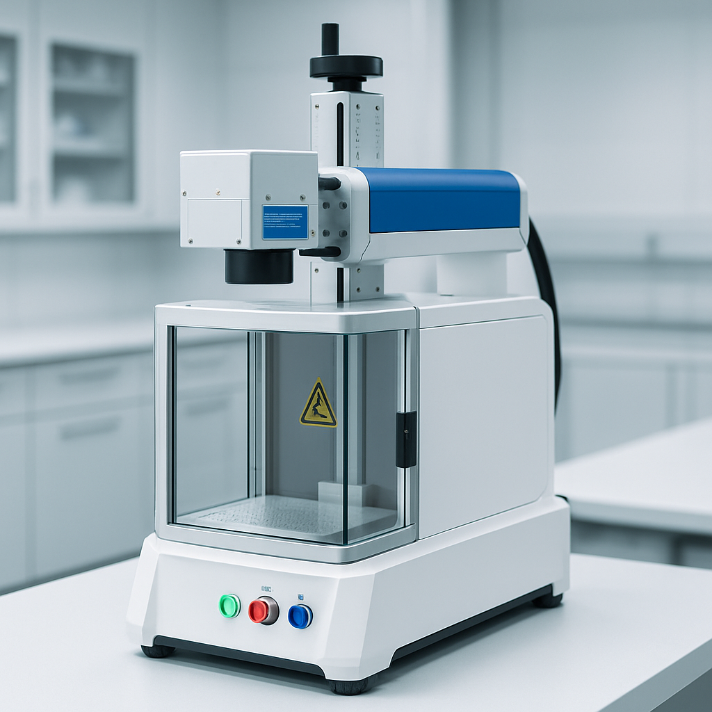FDA UDI Compliant 20W Fiber Laser Marking System for Medical Devices - MediMark-F20