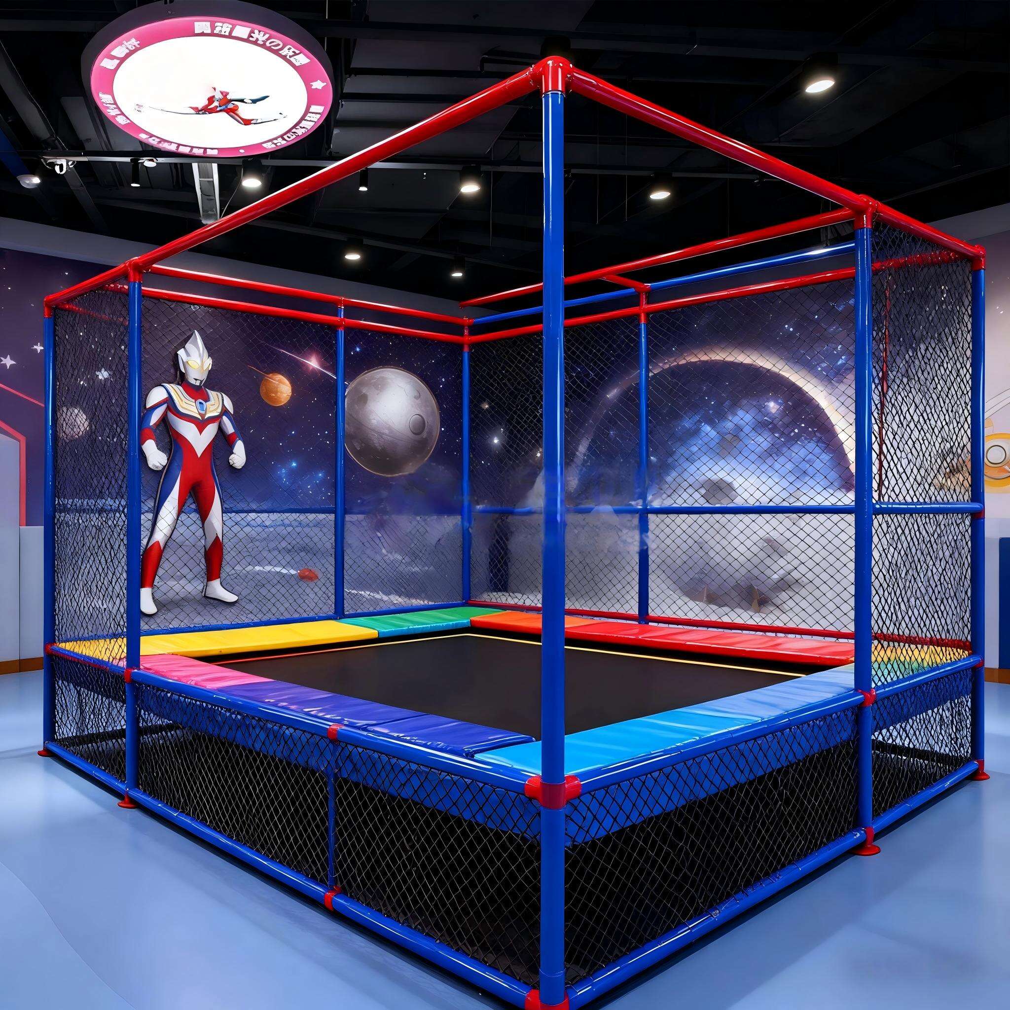 Indoor Playground Jungle Gym & Slide Combination (Customized Play Structure)