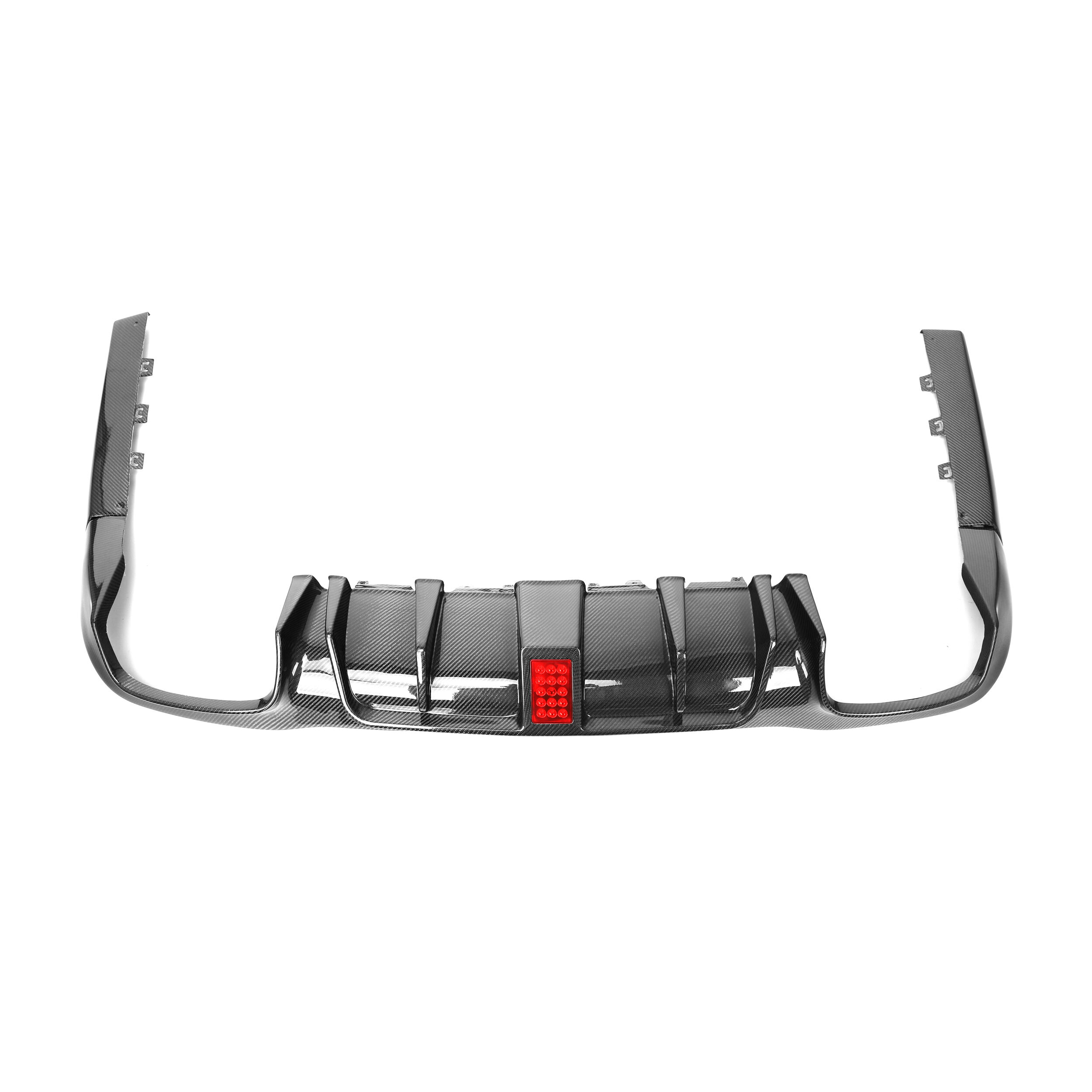 B Style Carbon Fiber Rear Bumper Diffuser fit For Mercedes Benz E Class W213 4-Door Sport line 2016-2020 Rear diffuser