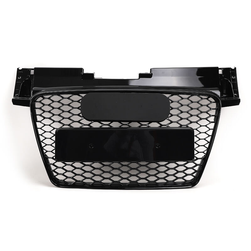 Car ABS TTRS front grill for Audi TT Honeycomb grill for Audi TT  2008-2014  facelift mesh front bumper grill manufacture