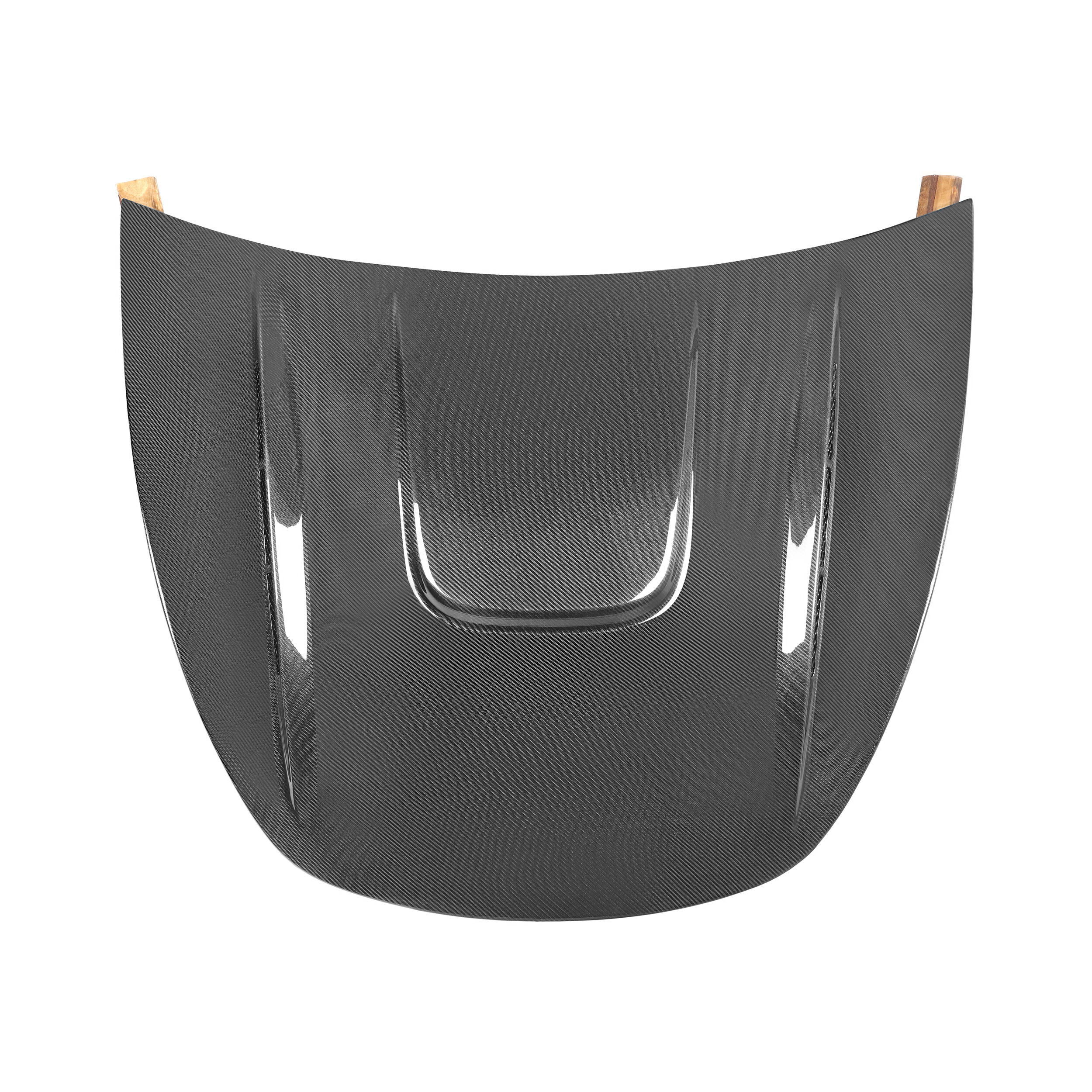 High Quality CMS Style Double Side Carbon Fiber Front Hood for Tesla Model Y Replacement Carbon Fiber Engine Hood