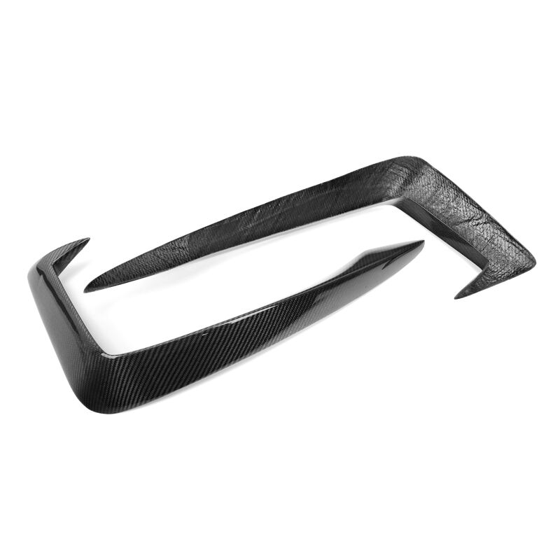 Splitter del labbro del paraurti anteriore in fibra di carbonio A4 B9 adatto per Audi A4 S Line 2017-2019 canard del paraurti anteriore in stile KB