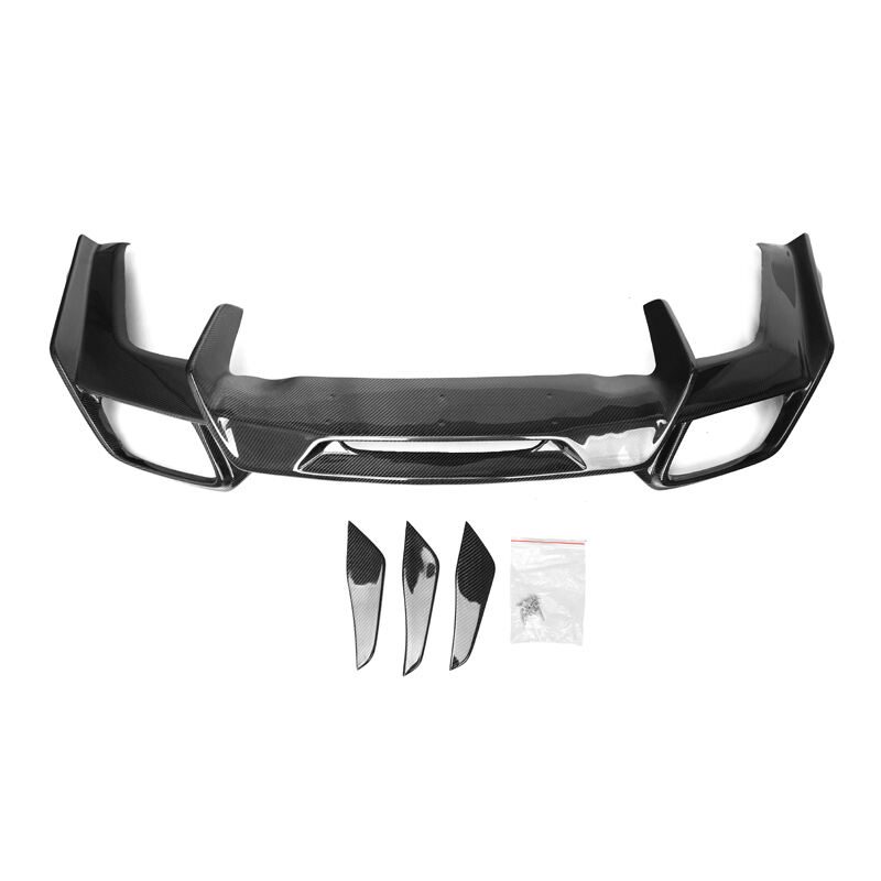 Kit de Parachoques Trasero de Fibra de Carbono para Mercedes Benz AMG GT coupe W190 2016-2018 Difusor trasero estilo RZ  