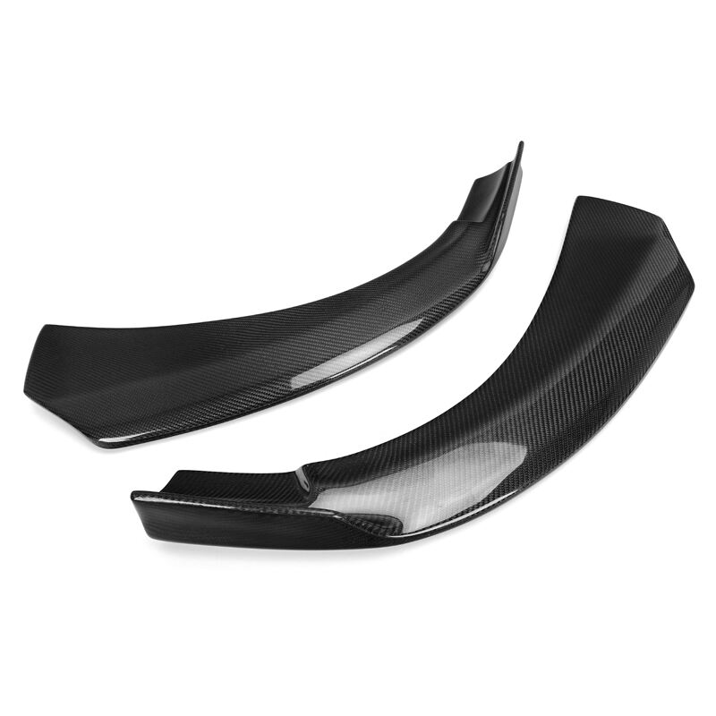 W117 Carbon Fiber Car Front splitter Para sa Mercedes Benz CLA Class W117 Sport line 2014-2016 Front Canards  