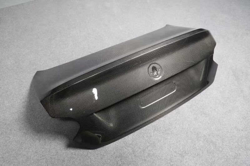 OEM Style Pure Carbon Fiber Trunk Lid Cover para sa BMW 2 Series G42 G87 M2 2023+ Siklo Repalitsa Rear Trunk Lid