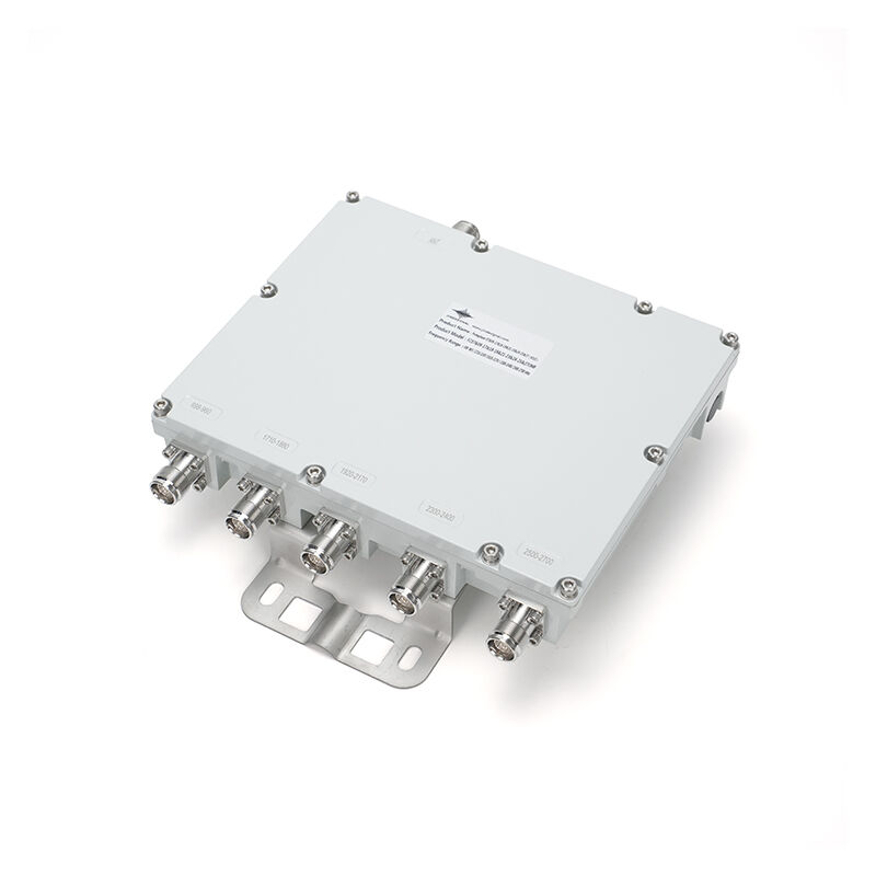 RF Combiner Pentaplexer 698-960 / 1710-1880 / 1920-2170 / 2300-2400/ 2500-2700MHz