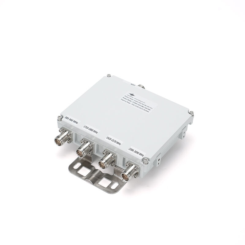 RF Combiner Quadplexer 380-960 / 1710-1880 / 1920-2170 / 2300-2690MHz
