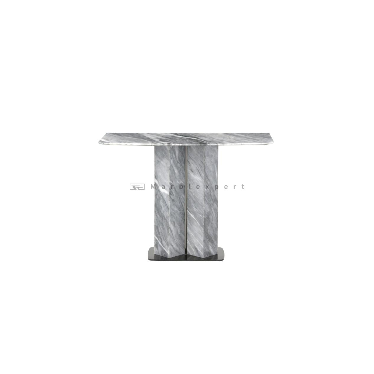 Living Room Stainless steel Marble Furniture Console Table