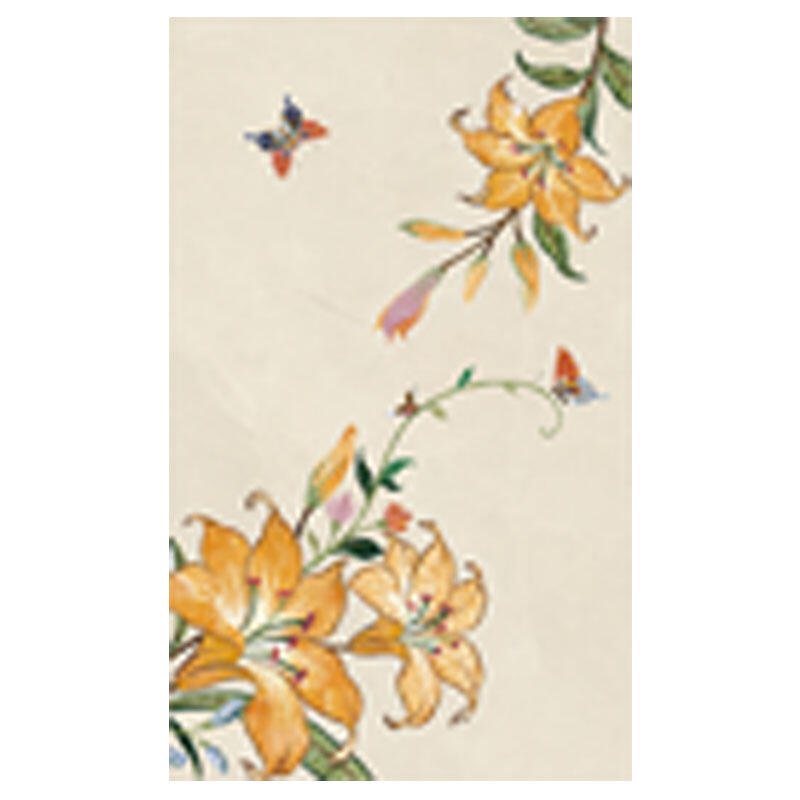Marble Inlay Wall Panel Tropical Jungle Design