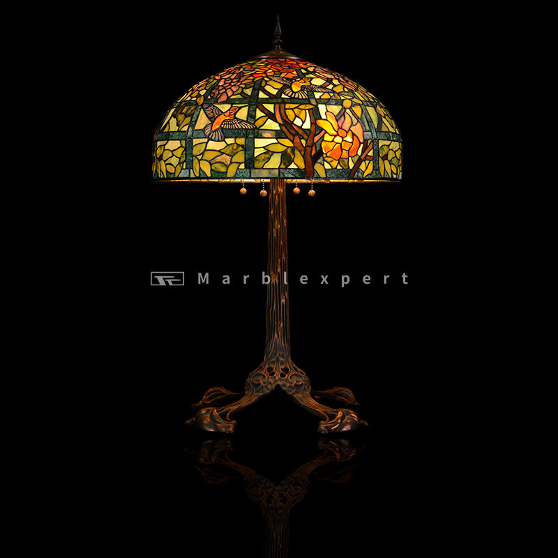 Tiffany table lamp /  high quality nature gemstone tiffany table lamp / semiprecious stone tiffany table lamp  / bed room classic LED lamps/ Baroque Style Modern Wedding & Living Room Lamp /Classic Luxury Lamp-10