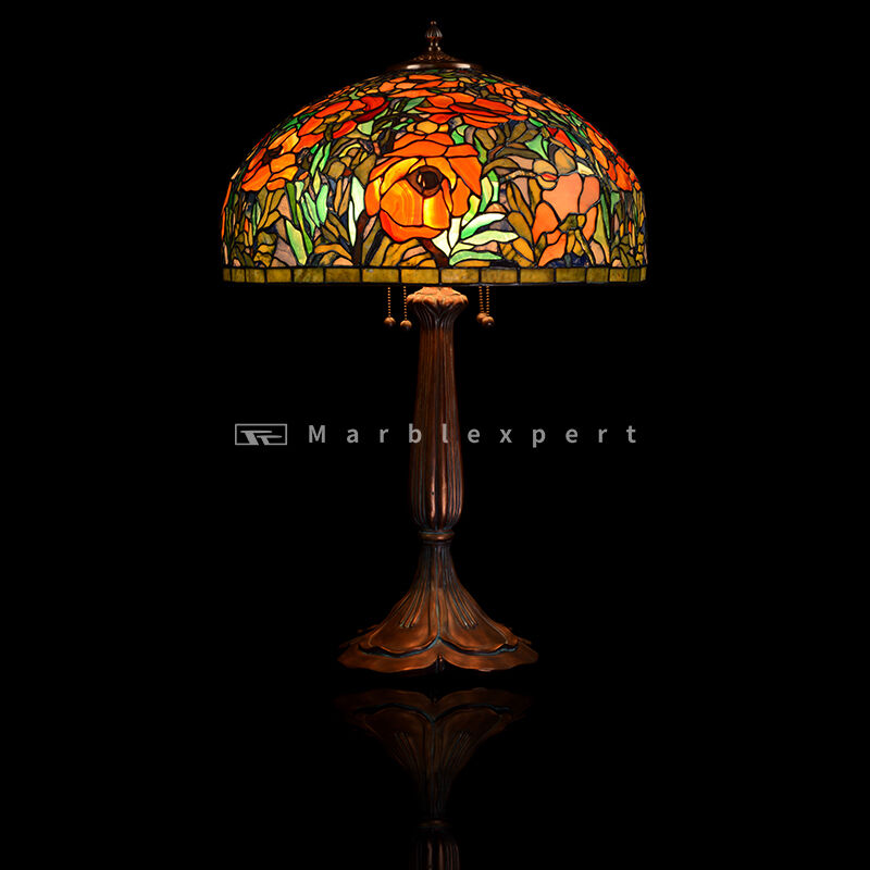 Tiffany table lamp /  high quality nature gemstone tiffany table lamp / semiprecious stone tiffany table lamp  / bed room classic LED lamps/ Baroque Style Modern Wedding & Living Room Lamp /Classic Luxury Lamp-8