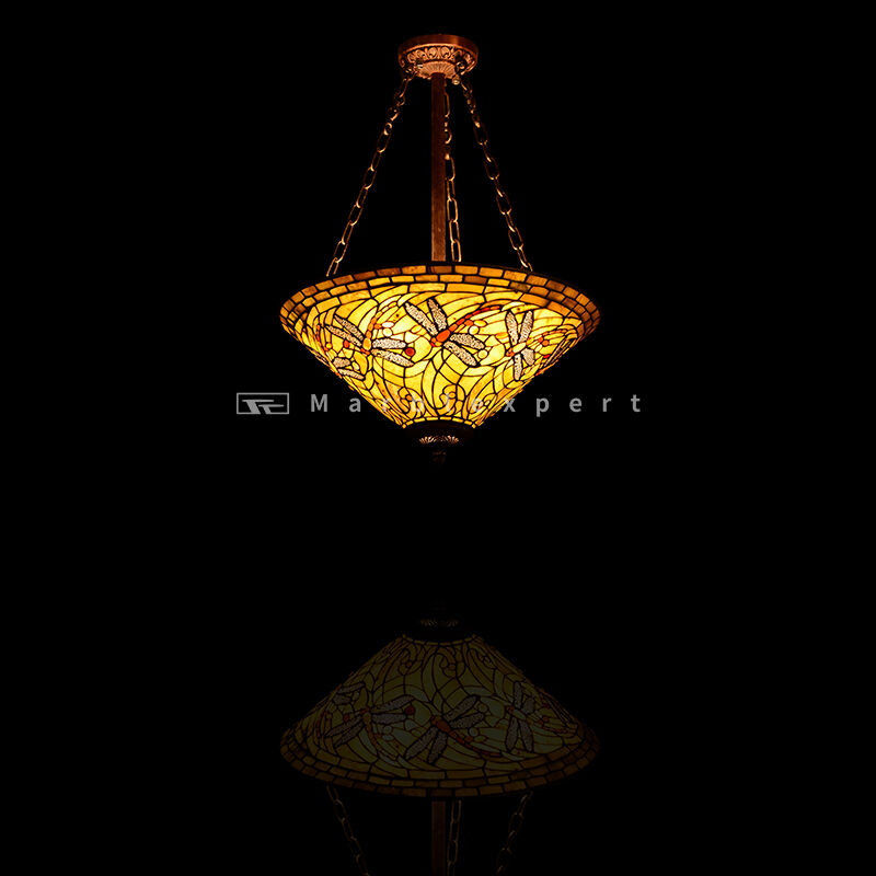 Tiffany hanging lighting /high quality nature gemstone tiffany hanging lighting/semiprecious stone tiffany hanging lighting/Baroque Style Modern lighting /Classic Luxury lighting-3